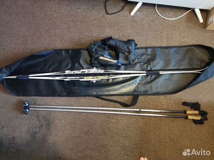 Комплект беговых коньковых лыж