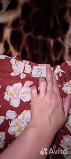 Платье для девочки 86 Carter's