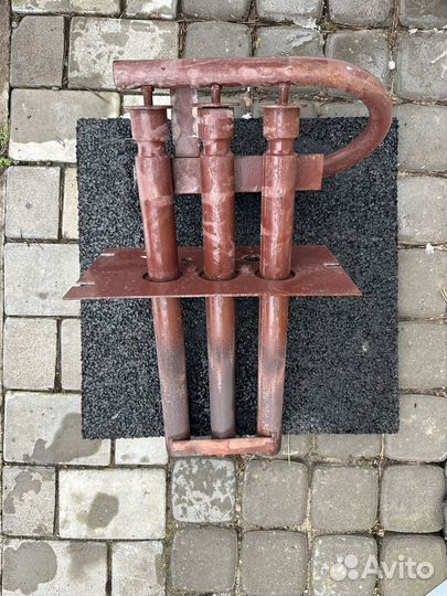 Твердотопливный котел с газовыми форсунками