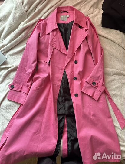 Тренч розовый ASOS