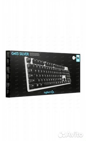 Клавиатура проводная Logitech G413 silver