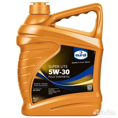 Масло Eurol Super Lite 5w30 SN/CF A3/B4 (4л)