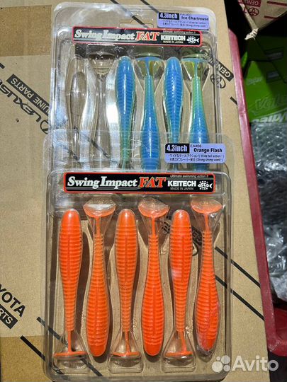 Приманки силиконовые оригинал Keitech, Gambler, sa