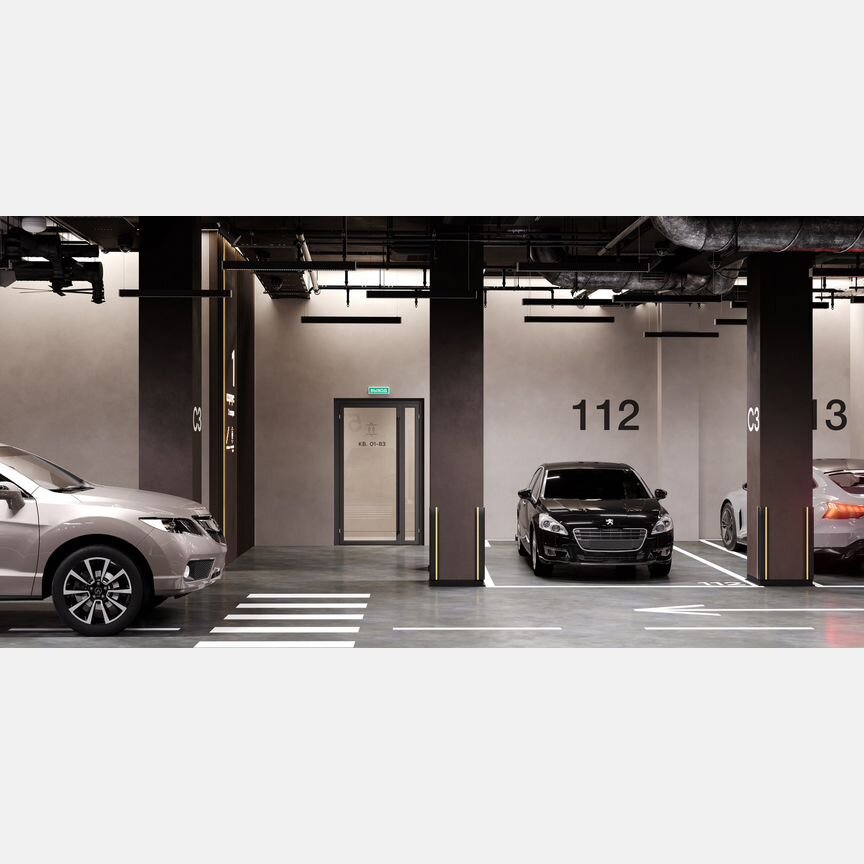 1-к. квартира, 39,5 м², 18/19 эт.