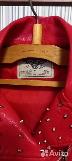 Кожаная куртка для девочки