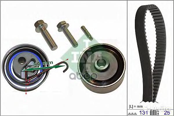 Ремкомплект грм opel Astra J/Zafira C 1.7cdti