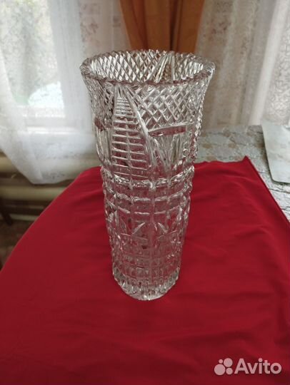 Ваза хрусталь