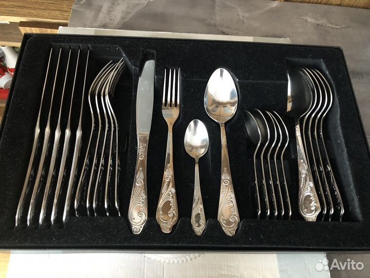 Столовый набор нержавейка