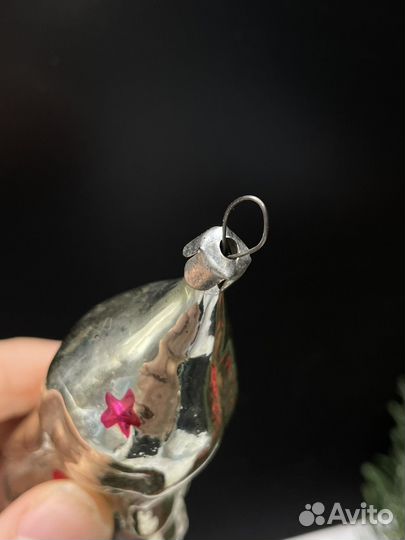 Елочная игрушка агитация солдат СССР (сзр)