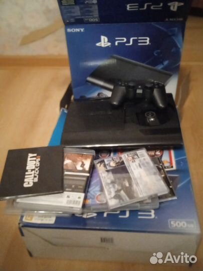 Sony playstation 3 + диски call of duty