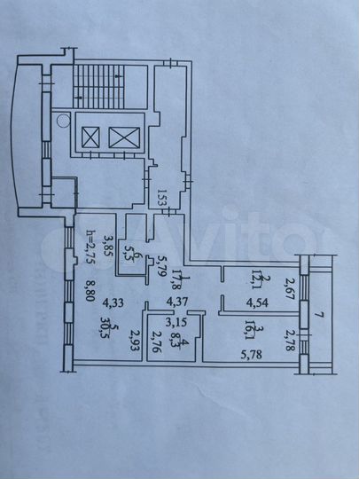 3-к. квартира, 98 м², 16/16 эт.