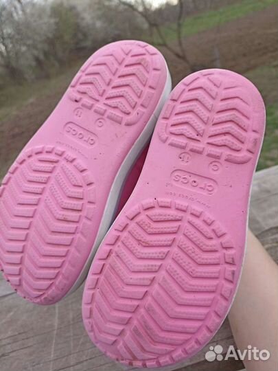 Резиновые сапоги для девочки Crocs