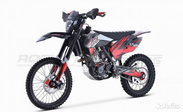 Мотоцикл кроссовый rockot ZX300 RED fury (300сс, 1