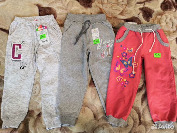 Одежда на девочку 4-5 лет новые