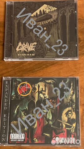CD диск Slayer Grave thrash metal death 1986 2015