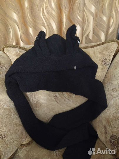 Шапка с ушками новая