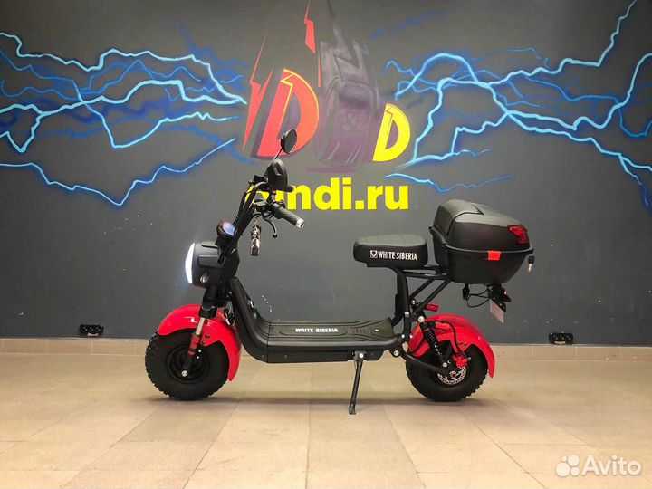 Электробайк мини White Siberia Mini R 2.0