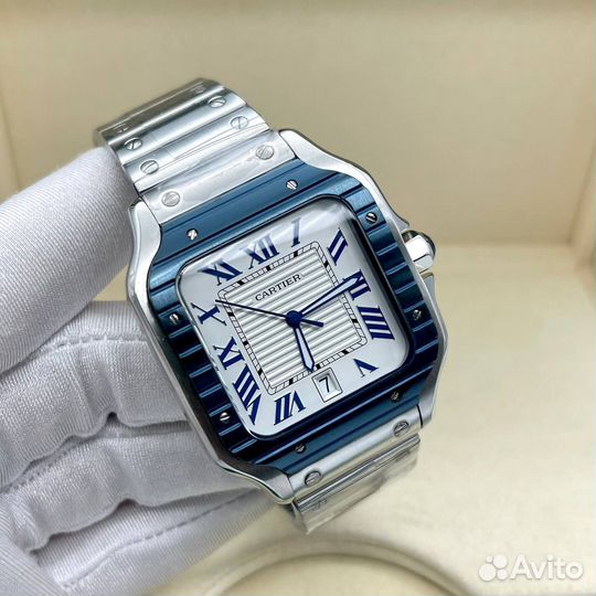 Часы Cartier Santos steel