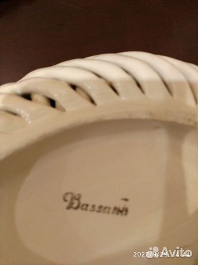 Шкатулка итальянская керамика Bassano