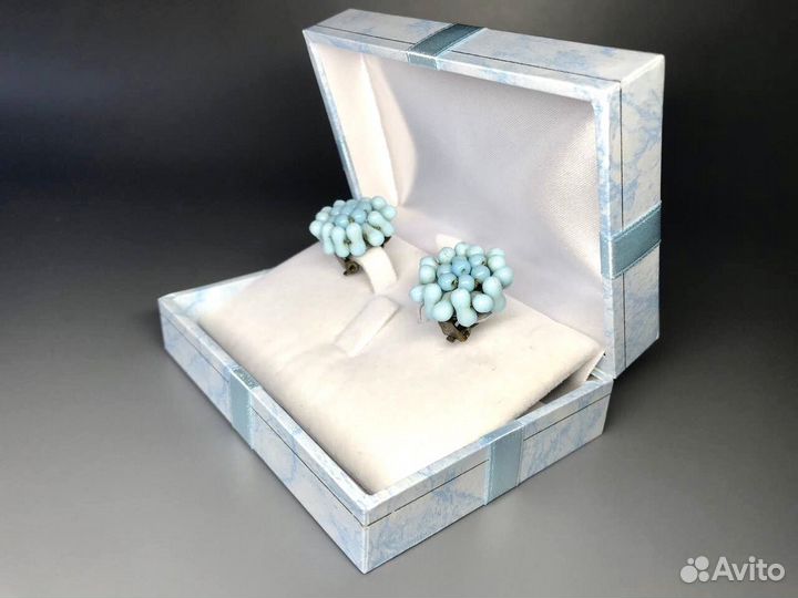 Винтажные серьги клипсы СССР