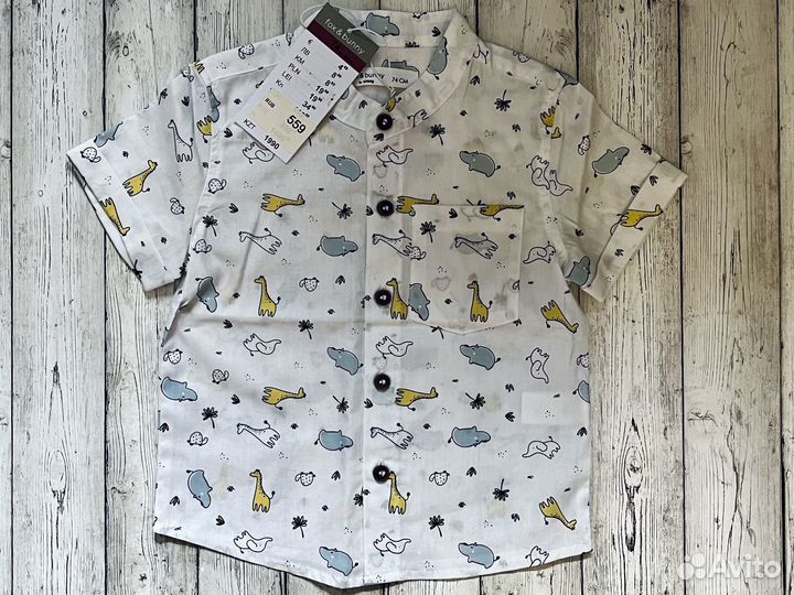 Рубашка для мальчика sinsay 74