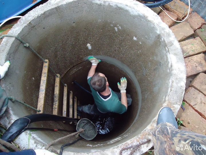 Чистка, копка, углубление колодцев