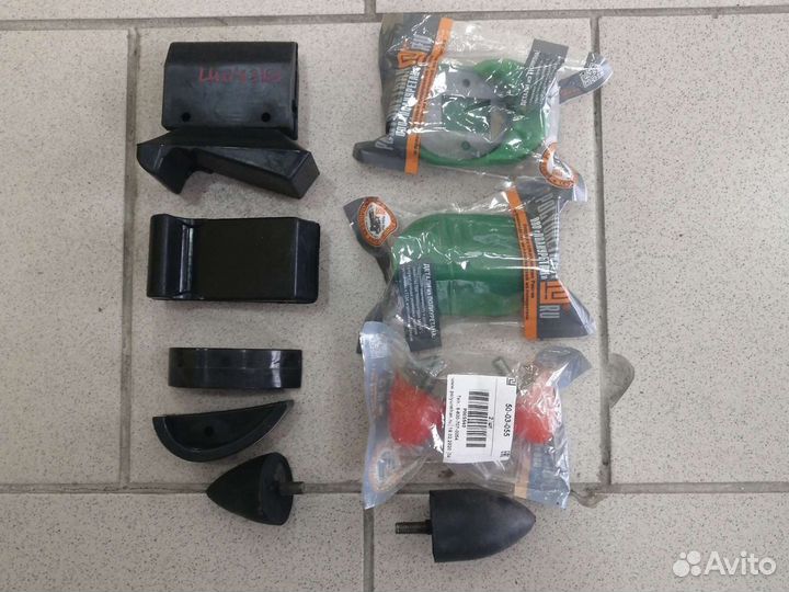 Буфер лыжи тележки