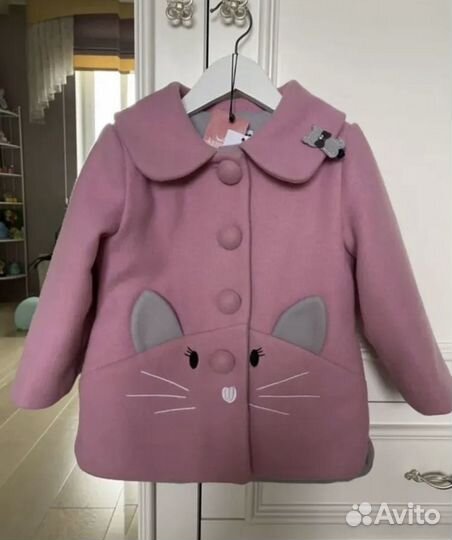 Пальто для девочки 98