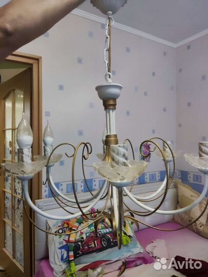 Люстра+2бра
