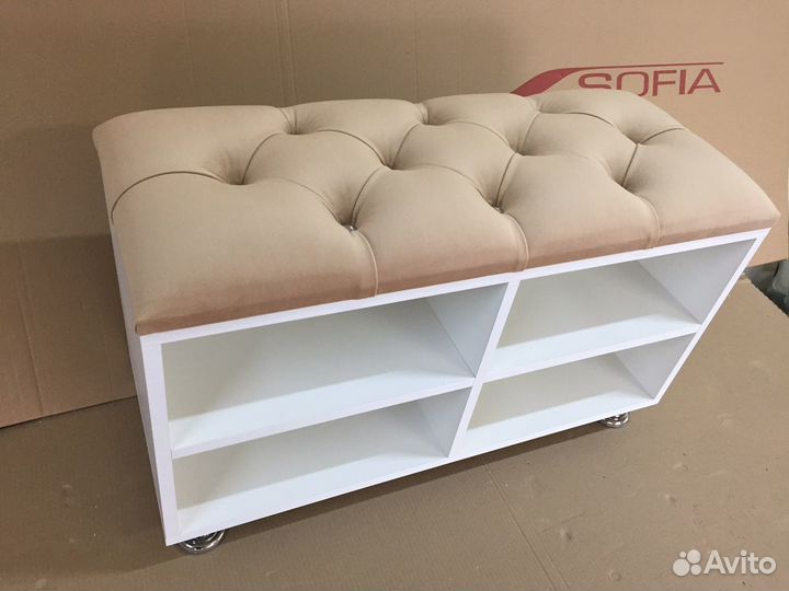 Банкетка пуфик обувница