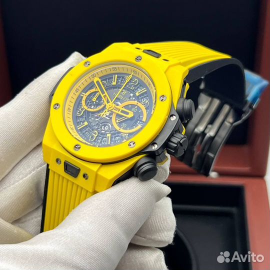 Часы Hublot yellow steel