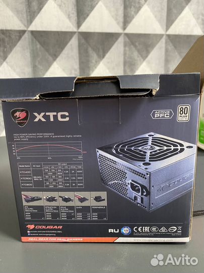 Cougar xtc 500w 80 plus