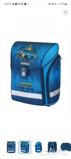 Школьный рюкзак / ранец herlitz midi Race Car