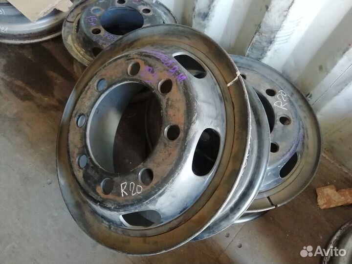 Диск штамп. R20 7J 8х283х222 ET162 12TCS Япония