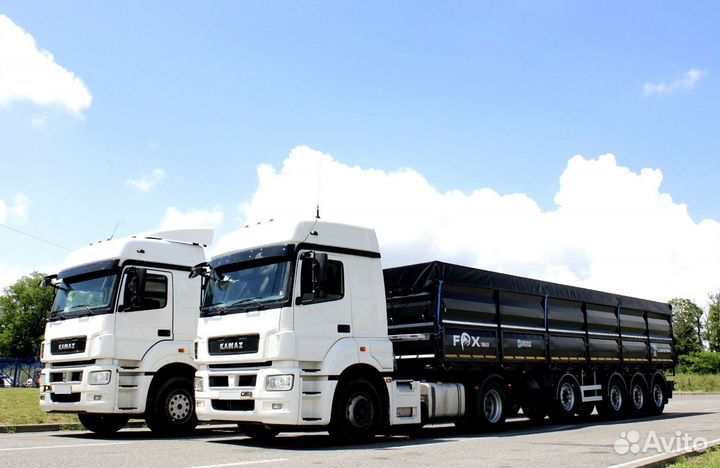 Полуприцеп зерновоз FOX Trailer Зерновоз-бортовой 4 оси, 2023