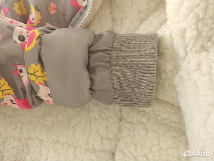 Зимний комбинезон для девочки 86