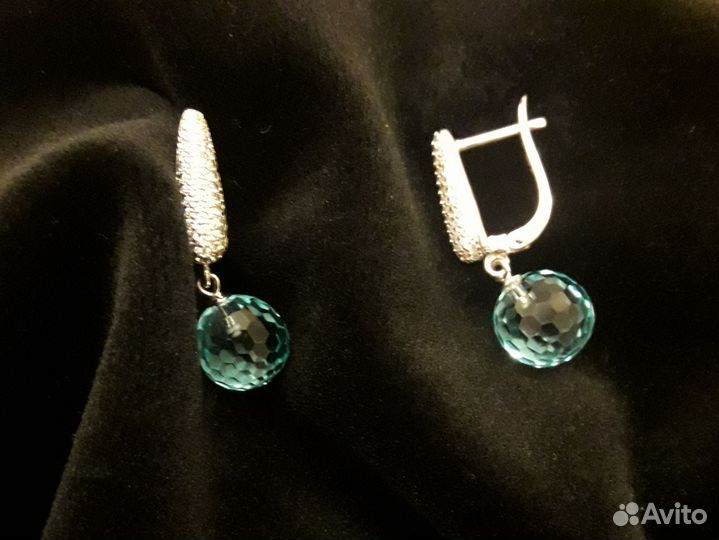 Серьги серебро