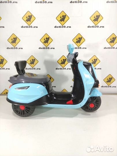Детский электромотоцикл скутер