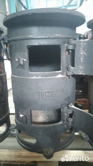 Печь буржуйка чугунная склад румо