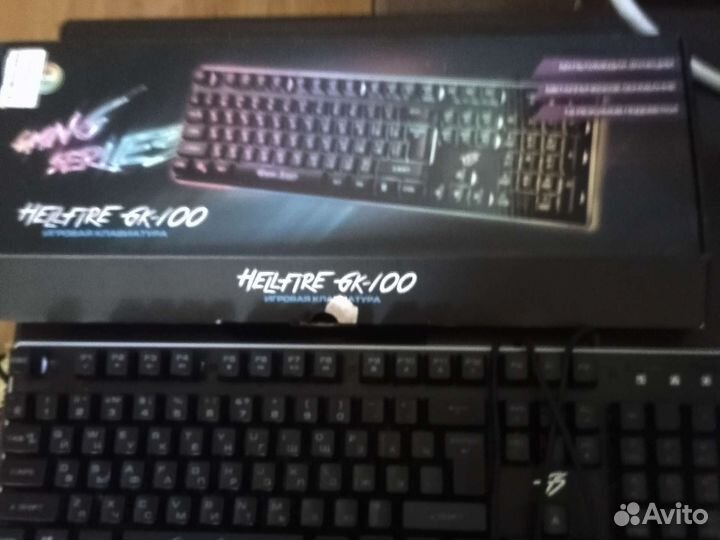 Игровая клавиатура dexp Hellfire Gk100 Мембранная