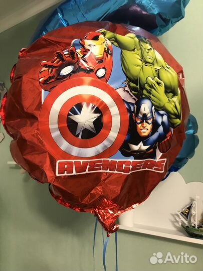 Воздушные шары, гирлянда на день рождения