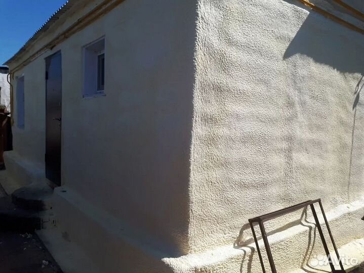 Утепление потолка пенополиуританом