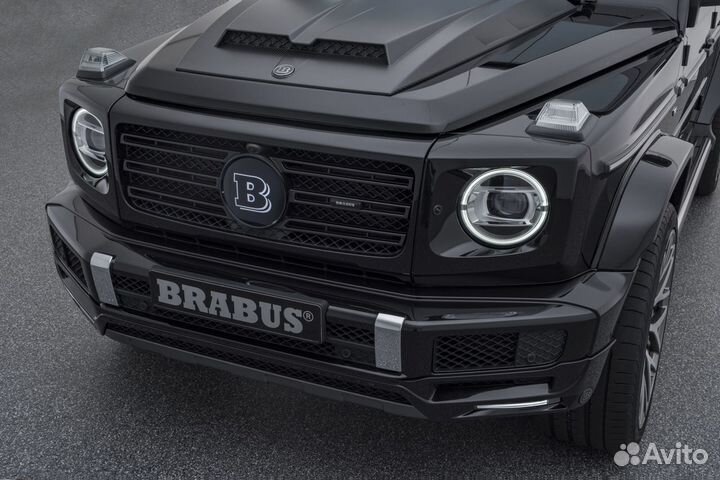 Губа переднего бампера Brabus - пластик