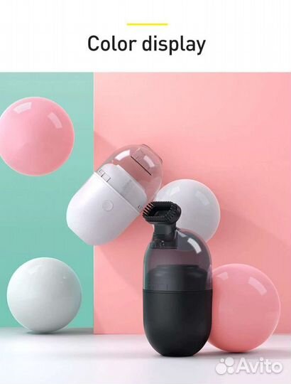 Baseus Беспроводной Пылесос Чёрный для крошек и пы