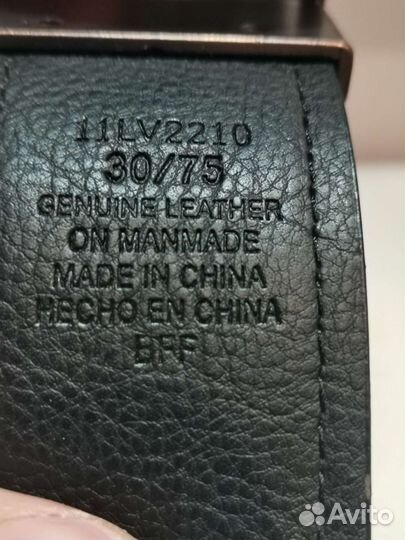 Мужской кожаный ремень Levi Strauss & Go