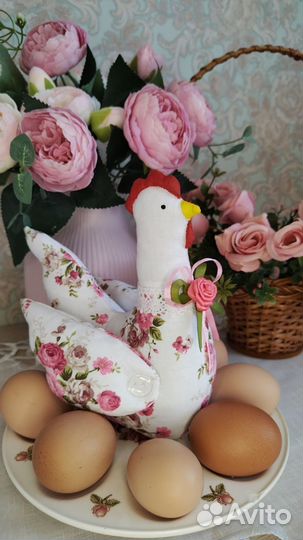 Игрушка курочка к Пасхе ручной работы