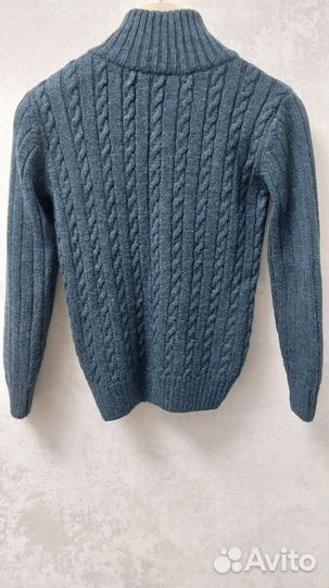 Свитер для мальчика 128сверху пугов 30 % шерсть
