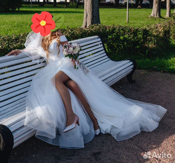Свадебное платье, фата