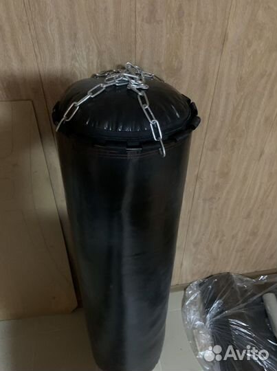 Боксерская груша кожаная