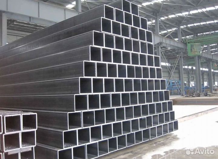 Профильная труба квадратная 100х50х4. Металлопрока